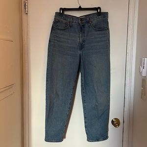 Madewell Balloon Jeans in Whistler Wash